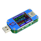 Bakeey UM25C/UM25 USB2.0 Renkli LCD Ekran Type C Gerilim Akım Kablosu Direnç Ölçüm Test Cihazı