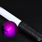 مصباح بيكيت لايت سابر RGB 7 ألوان 2 في 1 قاد ضوء USB مقبض معدني قابل لإعادة الشحن ضوء صوت صابر كوسبلاي المرحلة الدعائم