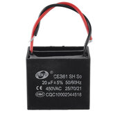 CBB61 20µF Пусковая емкость 450V переменного тока Моторный конденсатор CBB