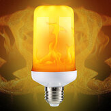 Ampoule décorative LED flamme à effet de flamme scintillante SMD2835 avec 4 modes, AC85-265V
