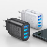 USLION 48W chargeur USB quatre USB QC3.0 adaptateur de chargeur mural de voyage charge rapide pour iPhone XS 11Pro Max MI10 Note 9S S20 + 5G