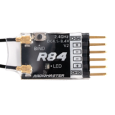 Ricevitore RC PWM Radiomaster R84 V2 4CH compatibile per Frsky D8 D16 SFHSS, trasmettitore Radiomaster TX12 T16S