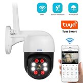 KERUI 1080P 3MP 2MP Tuya Smart PTZ Камера WiFi IP без проводов 4X зум купольная камера Охрана дома на открытом воздухе видеонаблюдение CCTV