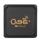 Q96+ Hisilicon Hi3798M Quad-core 1GB RAM 16GB ROM 2.4G 5G WIFI Android 9 Smart TV Box 4K H.265 VP9 Decoder Video OTT Box