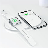 Baseus 2 in 1 10 W Qi Kablosuz Şarj Apple Watch Için 4 3 2 1 için iPhone X XR Xs Max Hızlı Kablosuz Şarj Pedi