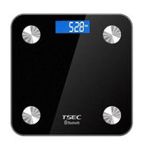 TS-8028 Bluetooth 4.0 LCD Batterie Smart App Körperfettwaage Gewicht Datenanalyse Gewicht Werkzeuge