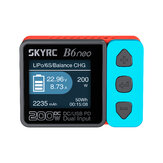 SKYRC B6 NEO B6NEO Умный Зарядное устройство DC 200 Вт PD 80 Вт балансировочное зарядное устройство LiPo Battery Discharger