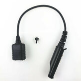 Adapter kabla audio do radia Baofeng do Baofeng BF-9700 A58 GT-3WP UV-XR UV-9R Plus, do UV-5R K, przekształcający port słuchawek Head Headset