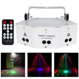 AC110-220V távirányító 9-EYE RGB DMX szkenner projektor lézeres LED színpadi fény Strobe DJ Party Show
