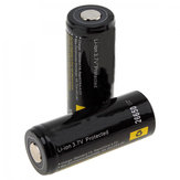 2Pcs Soshin 3.7v 5500mah 26650 Li-Ion Batterie geschützt hochentladbar wiederaufladbar Batterie + Box
