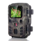 Mini301 16MP 1080P IP65 Wodoodporna kamera myśliwska Zewnętrzna kamera noktowizyjna Nadzór Kamera dzikiej przyrody z czujnikiem PIR