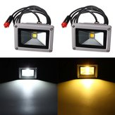 10W 12V LED Lampe de travail inondable Spotlight avec chargeur de voiture étanche pour les voyages de camping