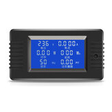 PZEM-020 10A AC Dijital Ekran Güç Monitör Metre Voltmetre Ampermetre Frekans Akım Gerilim Faktörü Metre