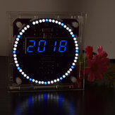 Geekcreit® DIY DS1302 Комплект светового управления вращением электронных LED-часов с музыкальным будильником с корпусом Описание Инструкция по скачиванию