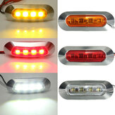 LED Боковой габарит свет хвост индикатор лампы универсиальная для грузовой автомобиль с прицепом лодки ABS 2w