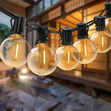 سلسلة أضواء LED ريترو G40 110V/220V للخارج للأحتفالات وحديقة المنزل وديكور الساحة مقاوم للماء IP54