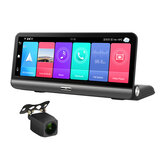 Câmera de DVR de painel de 8 polegadas HD1080P P03 para carro 2+32G 4G Android 8.1 ADAS Gravador de vídeo automático WIFI GPS Navegador