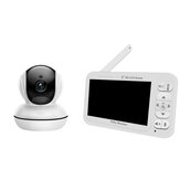 5 Inch Remote Swivel Wireless Baby Monitor 720P Night Vision Wireless PTZ Baby Camera