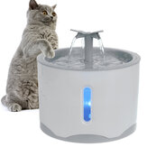 2.6L USB LED automatyczna elektryczna fontanna dla zwierząt domowych kot pies dozownik do picia szczenięta podajnik wody dozownik wody