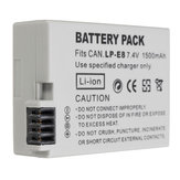 LP-E8 7.4v 1500mAh câmera bateria recarregável para Canon 550d 600d 650D 700D