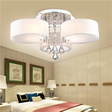 E27 Modern 3 Heads Crystal LED Ceiling Light Pendant Lights with Remote Controler