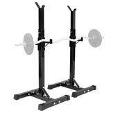 Supporto per bilanciere regolabile con carico massimo 500 kg Rack multifunzione per squat Home Gym Pressa per sollevamento pesi