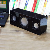 DIY Kit de producción de parlantes estéreo USB Kit sin ensamblar DC 5V Heavy Bass 2.1 Canales Active Audio Sonido envolvente de 360 ​​grados para computadora Teléfonos de TV
