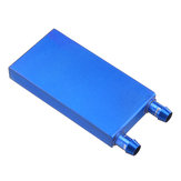 40 * 80 0,5mm Blau Aluminiumlegierung Wasserkühlblock Kühler Flüssigkeitskühler Kühlkörper Ausrüstung