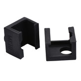 2 pcs caixa de proteção em silicone preto MK10 atualizada para bloco de aquecedor em alumínio parte da impressora 3D