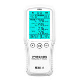 Detector de formaldehído digital 8 en 1 PM2.5 Analizador de gas PM10 Calidad del aire Monitor