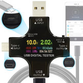 JUWEI Farb-TFT-USB-Tester Bluetooth Typ-C PD Digitalvoltmeter Vurrentmeter Amperemeter