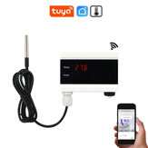 Tuya WiFi Sıcaklık Sensörü Termometre Akıllı Yaşam Uygulaması Alarm Ev Termostatı Kontrolü Alarm Uzaktan Monitör Dondurucu Testi