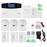 Bezprzewodowy system alarmowy GSM z detektorem ruchu / czujnikiem otwarcia drzwi i okien do domu