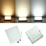 Luz de painel LED de teto ultrafina quadrada com 18W de potência, regulável e economizadora de energia
