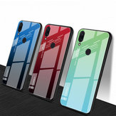 Schutzhülle Bakeey™ mit abgestuftem farbigem gehärtetem Glas + weicher TPU Rückseite für Xiaomi Redmi Note 7 / Note 7 Pro Nicht-original