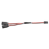 2Pcs 15/30cm 30 Core Y Type Servo Extension Lead Wire Cable Futaba Male to Female for RC Servo