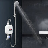 Aquecedor de água instantâneo IPX4 à prova d'água Aquecedor de água elétrico com display digital Proteção contra vazamentos Chuveiro de temperatura constante