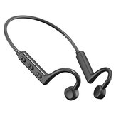 Fone de ouvido KS19 Air Conduction Bluetooth V5.1 Som HiFi 360° Flexível à prova d'água IPX5 Chamadas HD Ganchos auriculares esportivos
