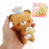 Squishy Yumeno Шоколадный Ванильный Медведь Лицензированный 15см Медленно Восходящий С Упаковкой Подарок Коллекции