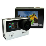 XANES X6 4K ويفي الرياضة كاميرا 2.0LTPS مزدوجة شاشة ملونة للماء دف الفيديو 170 درجة زاوية واسعة مع البعيد التحكم صورة ستابليزاتيون