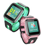 Bakeey Y12 1.44 'GPS Ttacker LBS emplacement voix Chat SOS appel lampe de poche enfants enfants Smart Watch