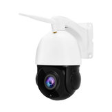 Caméra PTZ IP Panoramique/Inclinable 1080P Zoom WIFI 30X 2.0MP, Caméra de vitesse dôme audio étanche pour la sécurité à domicile