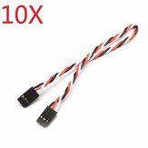 10X 22AWG 60 Core 30cm Male to Male Futaba Plug Servo Extension Wire Cable Twisted Cable
