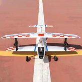 ESKY Spatzen-Doppeldecker RC Flugzeug mit 610 mm Spannweite, EPP, 2,4 GHz, 3D, 6-Achsen-Gyro, Twin-Motoren, RTF, geeignet für Anfängerpiloten