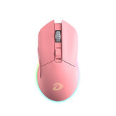 DAREU EM901 Dual Mode Mouse RGB 2.4GHz Wireless Wired Gaming Mouse Built-in 930mAh Recharging Battery with Macro Set for PC Laptop