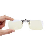 Óculos de sol clip-on TS com proteção para os olhos contra a luz azul, rotação de 110 graus para uso em computadores e telefones
