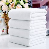 60xGinásio de viagem de absorvente de toalha de banho de algodão suave branco de 30 cm acampando toalha de esporte