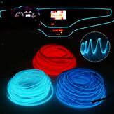 DC12V LED Autó belső légköre Glow EL Wire Neon Szalag Világító cső Lámpa