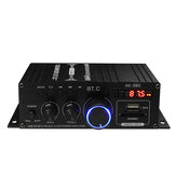 12V 40W + 40W Ak380 Bluetooth autó otthoni 12V / 220V erősítő HiFi Audio Stereo Amp