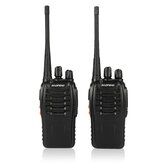 2Pcs / set Walkie Talkie Baofeng BF-888S Estación de radio portátil BF888s 5W 16CH UHF 400-470MHz Walkie-talkie BF 888S